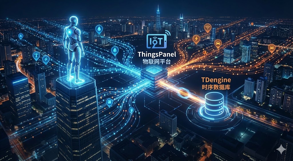 城市生命线的“数字哨兵”：ThingsPanel 联合 TDengine 打造海量 IoT 数据消费基石