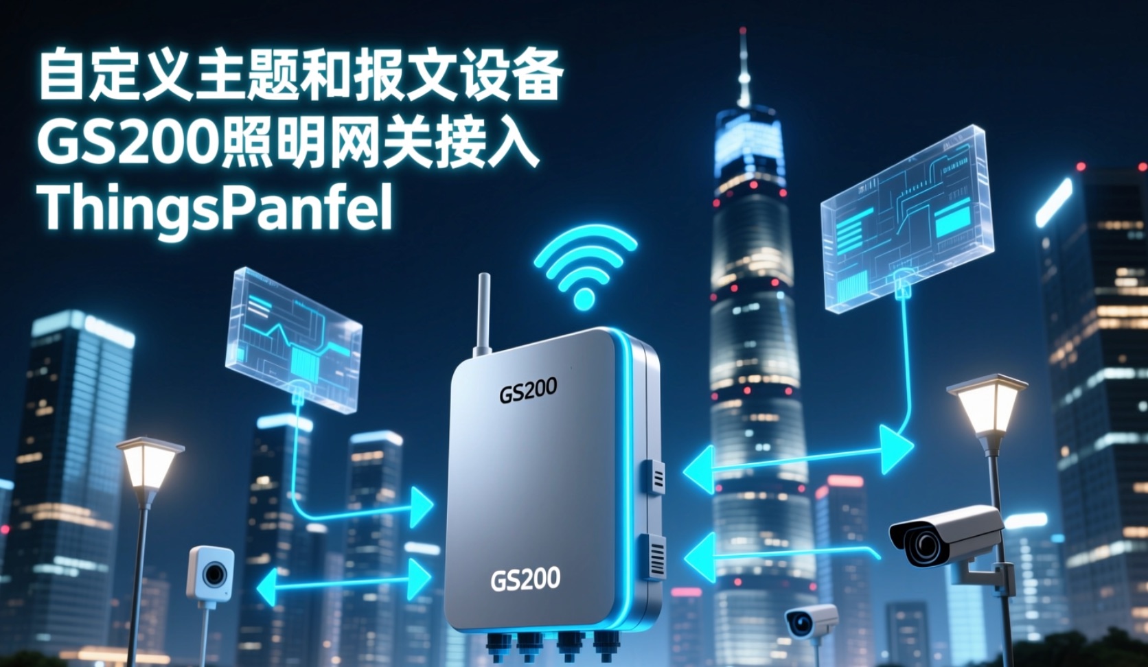 自定义主题GS200照明设备接入ThingsPanel